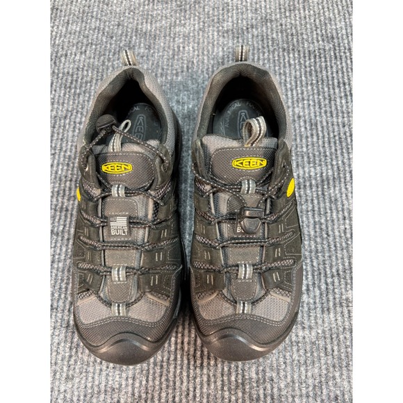 Keen Other - KEEN American Built Mens 9.5 Work Shoes Black Grey Utility Low 1015460